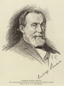 ルドルフ・ヴィルコウ教授 作： Theodore Blake Wirgman